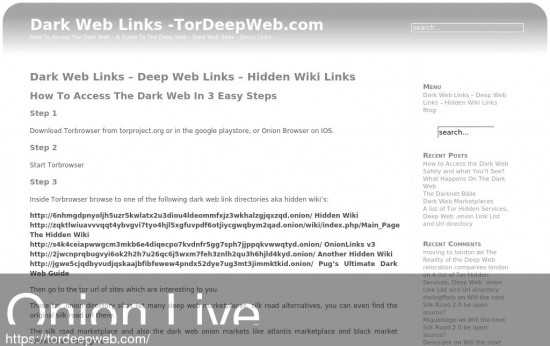 Tor Deep Web